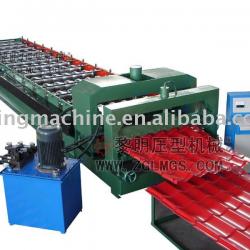 glazed tile cold roll forming machine