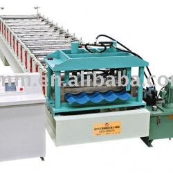 Glazed tile roll forming line