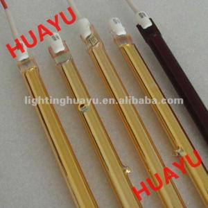 Gold coated infrared halogen lamp for shoemaking machine