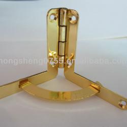 Gold Color Metal Box Quadrant Hinge,T Shaped Box Hinge,Jewelry Box Hinge