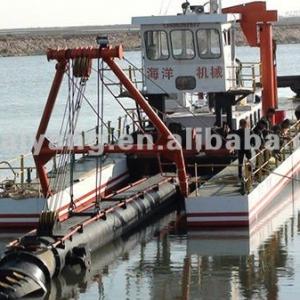 Gold dredger boat for dredging