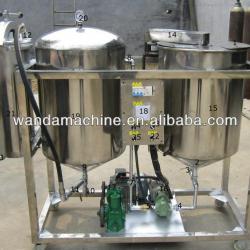 Golden supplier ! small cooking oil refining equipment