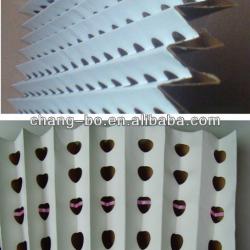 Good absorption pleat paper filter/Concertina filter/paint booth filter