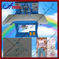 Good quality ultrasonic hot fix rhinestone setting machine from Zhengzhou Azeus Machinery