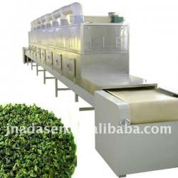 Green tea/black tea microwave drying sterilization equipment moisture <5%