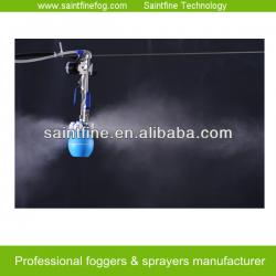 Greenhouse cooling mist fogger