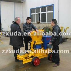 Gunite machine for tunneling