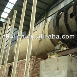 gypsum powder making machine(Horizontal rotary kiln)