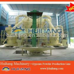 Gypsum powder production line.