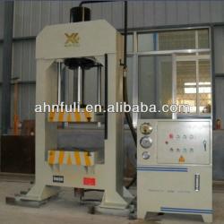 H frame hydraulic press for wheel barrow tray,metal container