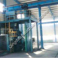 H section steel shot blasting machine