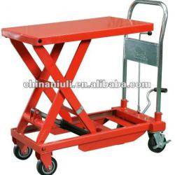 Hand hydraulic table truck