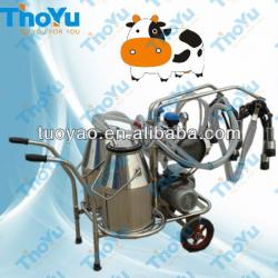 Hand operated milking machine