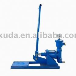 Hand-operated portable grout pump