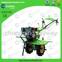 Hand push gasoline power tiller agriculture machine