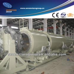 HDPE pipe extrusion line