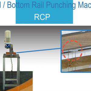 Head and Bottom Rail Pneumatic Punching Machine for Thread of Wood Blinds