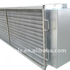 heat exchanger for leather drying machinery