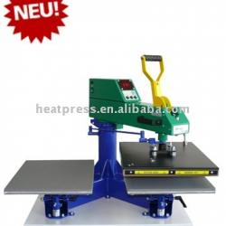 Heat transfer press (swing away,double station)