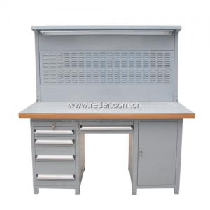 heavy duty workbench with back panel/steel workbench with drawers and pegboard