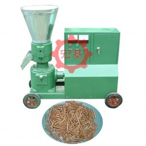 High capacity flat die pellet mill