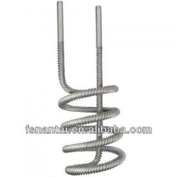 high-efficiency corrugated titanium tubing for evaporator coil