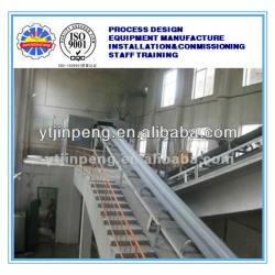 High efficiency fixed rubber concrete belt conveyor of model TD75