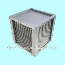 High efficiency industrial aluminum core air to air heat exchanger