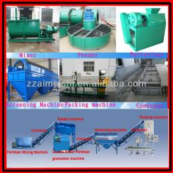 High efficiency Organic fertilizer production line, Animal manure fertilizer production line