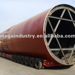 High efficiency rotary kiln for calcinating ore