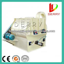 high efficient double shaft horizontal feed mixer