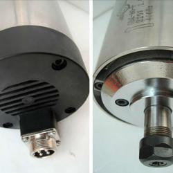 high frequency 0.8-5.5kw water or air cooled spindle motor