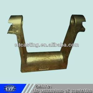 high manganese steel precision casting for mining machinery part link