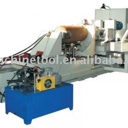 High pressure gas cylinder bottle drilling and milling machine