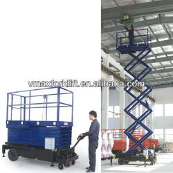 High quality 11M Half-Electric Scissor Type Lifting Platform