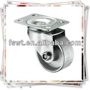 High Quality 75-125mm Medium Full-Iron Swivel Adjustable Caster Wheel