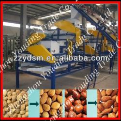 High quality and efficiency automatic almond cracking machine