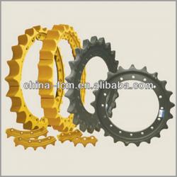 High quality chassis parts for bulldozer & excavator Steel sprocket