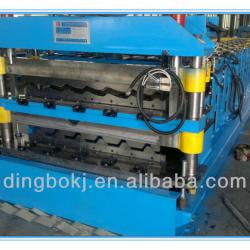 High Quality Double Layer Roll Forming Machine with 5 ton decoiler