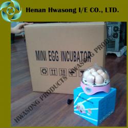 High quality fully automatic incubators holding 7 eggs hatching machine