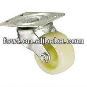 High Quality Light Duty White Fat Boy Activities Caster Wheel