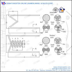 High Quality Pure Tungsten Filament (M Shape)