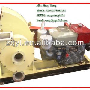 High quality small diesel wood crusher (100-200kg/h)