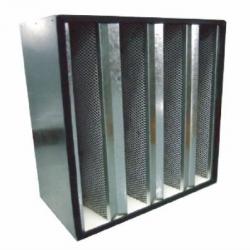 High Quality V-bank Activate Carbon Filter with Galvanized Frame