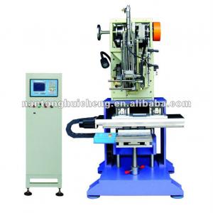 High speed brush tufting and drilling machine