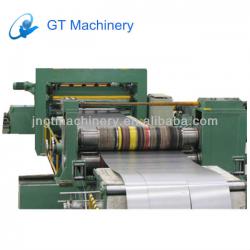 High speed coil steel strip metal slitting machine