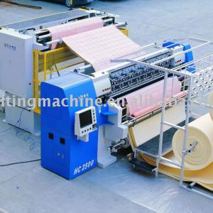 High speed computerized quilting machine