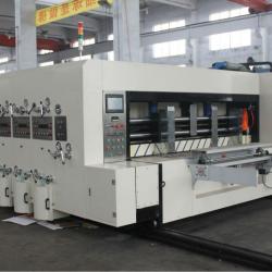 High speed corrugated carton priting slotting die cutting machinery