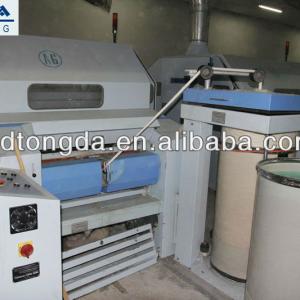 high speed cotton carding machine with chute feeder