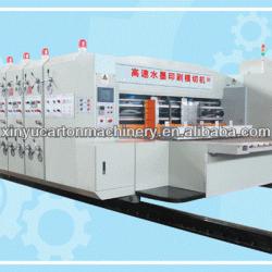 High speed flexo printer die-cutter machine